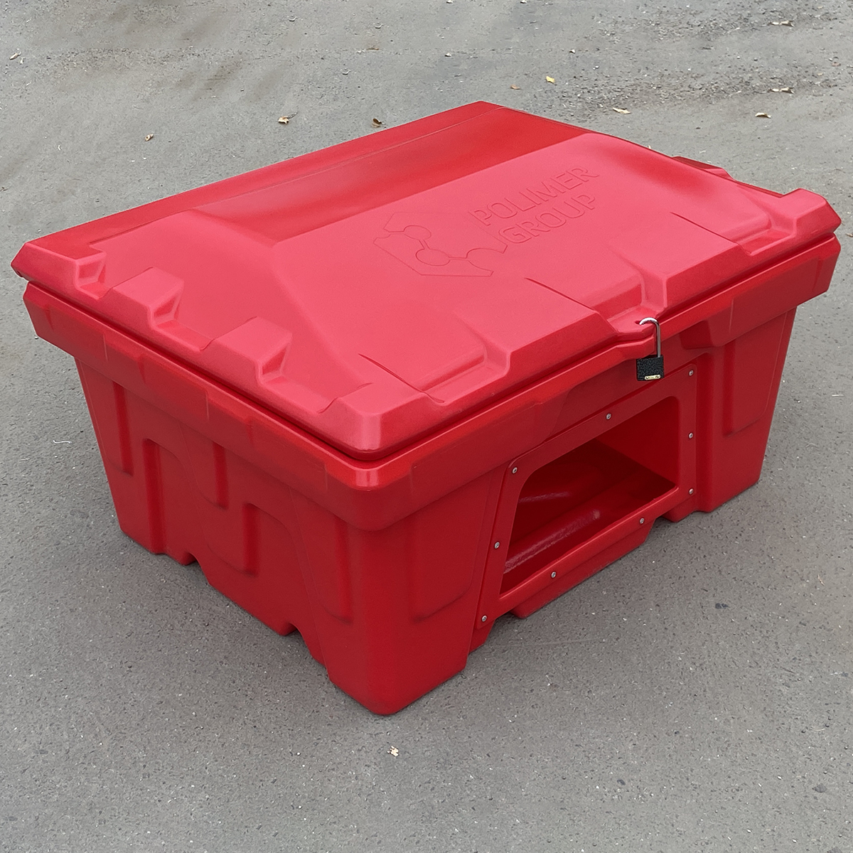 Пластиковый пожарный ящик для песка, реагентов, химикатов и сыпучих субстанций фото 7